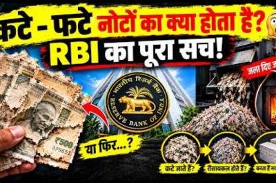 बैंक में जमा किए गए फटे नोट आखिर जाते कहाँ हैं? 😱 RBI का चौंकाने वाला सच!