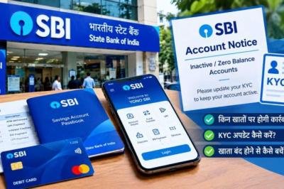 SBI Bank Account News: एक साल से निष्क्रिय और जीरो बैलेंस वाले खातों पर क्या कार्रवाई होगी?
