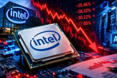 Intel के शेयरों में 30% तक गिरावट, AI खर्च और PC बाजार की कमजोरी ने बढ़ाई निवेशकों की चिंता